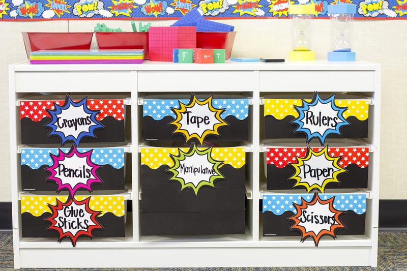 Teacher Created Resources Superhero Bursts Accents (5830) - Image 2